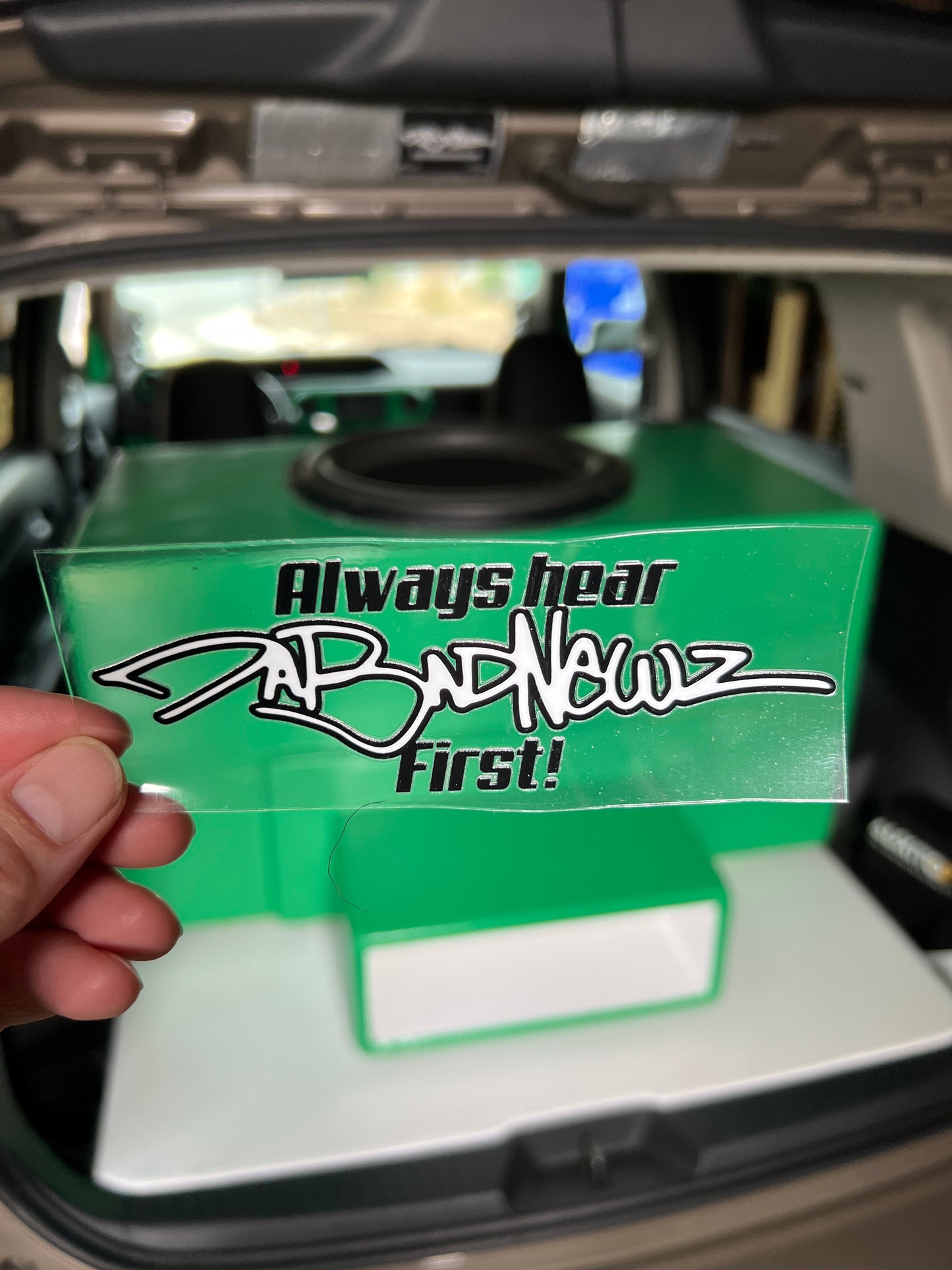DaBadNewz Tagline Sticker